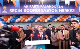 Palandöken’de miting gibi SKM açılışı