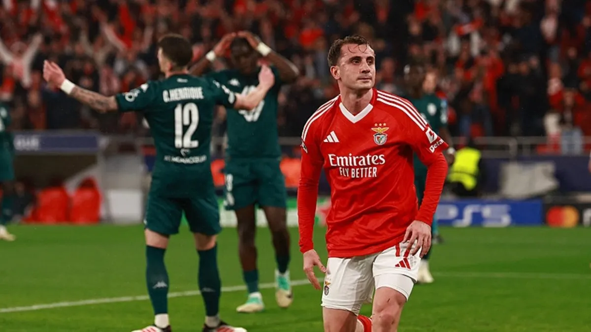 Son dakika haberi: Kerem Aktürkoğlu ve Orkun Kökçü attı, Benfica turladı!